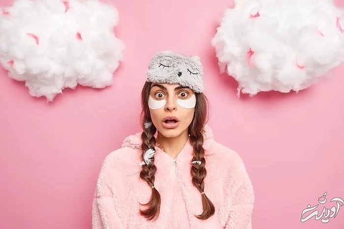 پچ زیر چشم سفیده تخم مرغ پچ زیر چشم